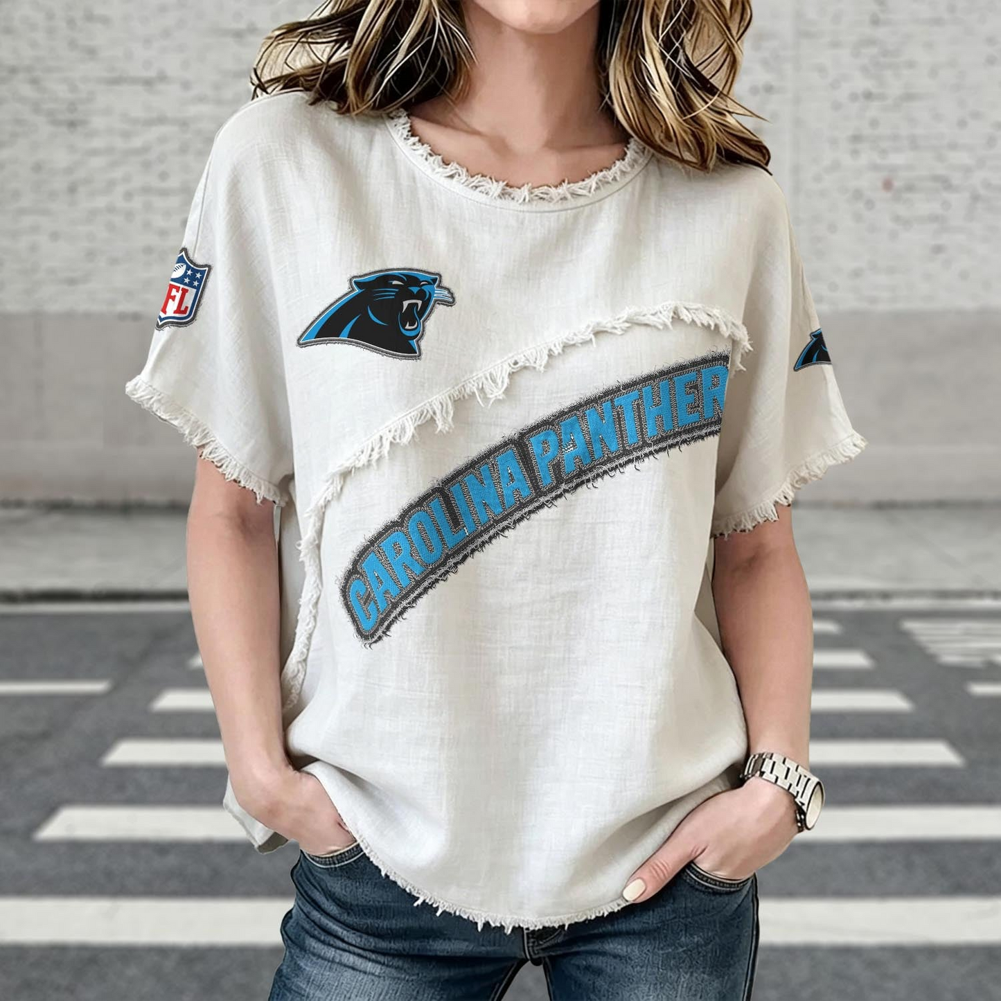 CAR x NFL Women’s Vintage O-Neck 2905 DatND DVT