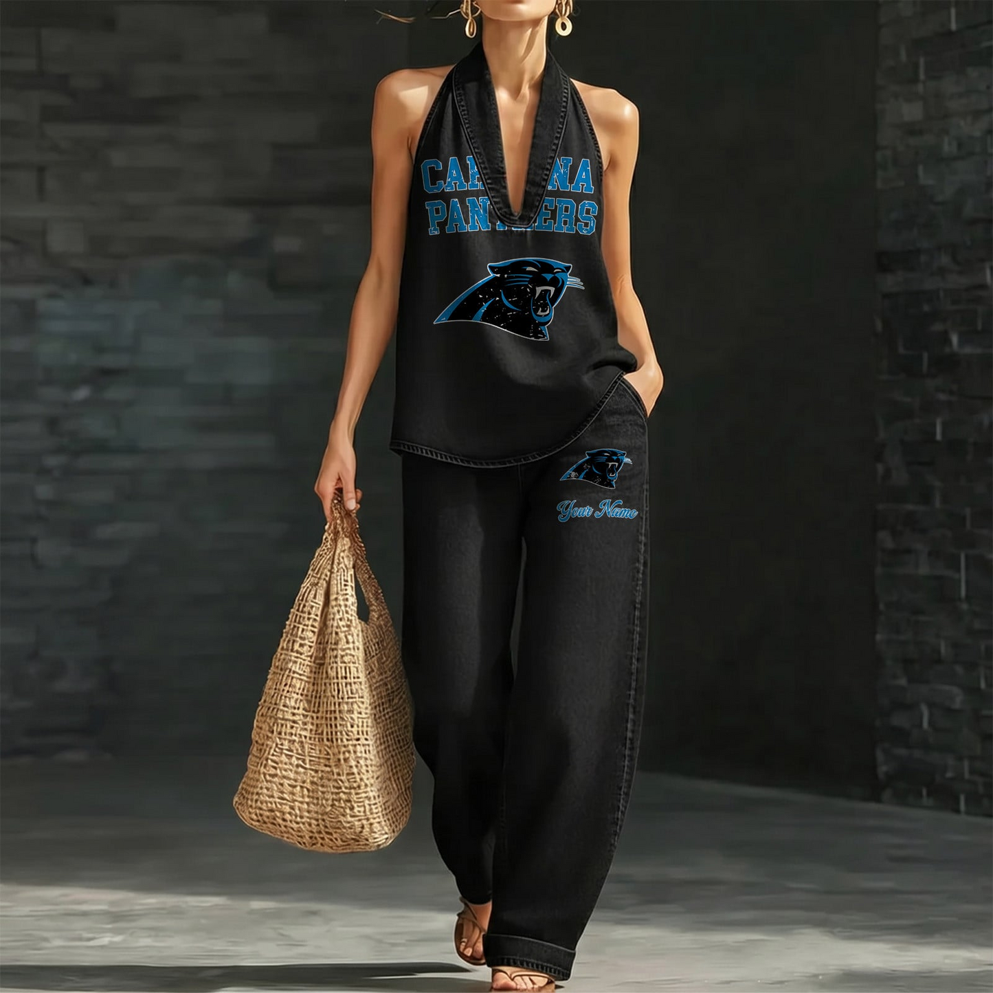 CAR x NFL Women's Vintage Washed Denim Suit DATND TANTD 030626