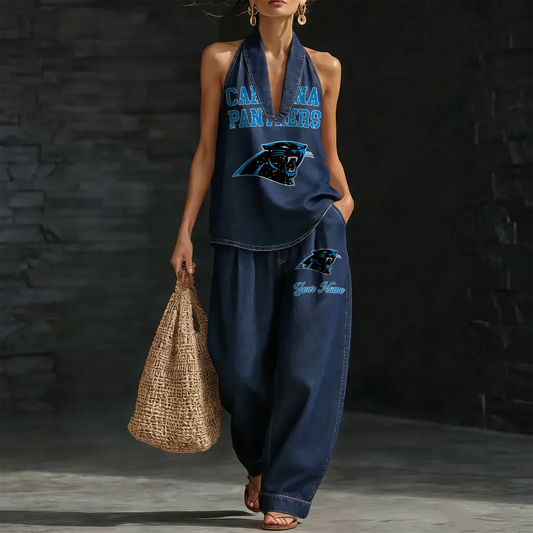 CAR x NFL Women's Vintage Washed Denim Suit DATND TANTD 030626