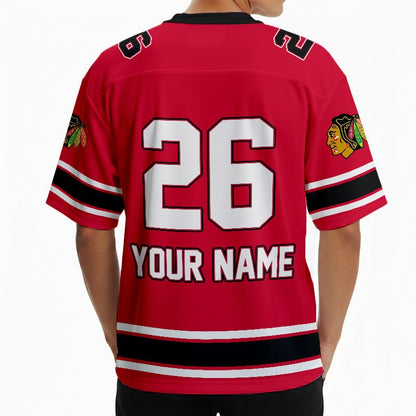 CB x Hockey Ice Short Sleeves Jersey Shirt Custom Any Number Gift DDT TTTZ