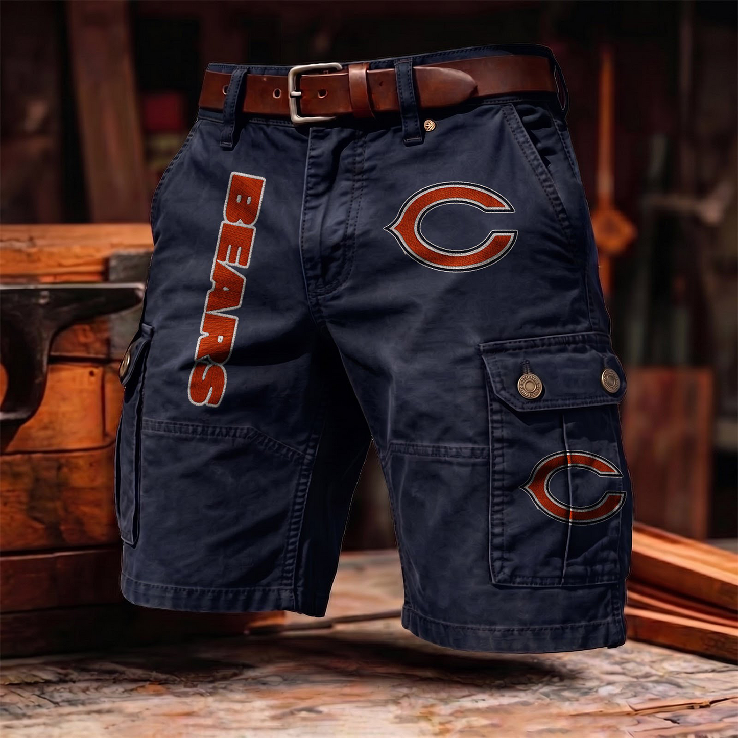 CB x NFL Men's cotton cargo shorts 80526 LBN