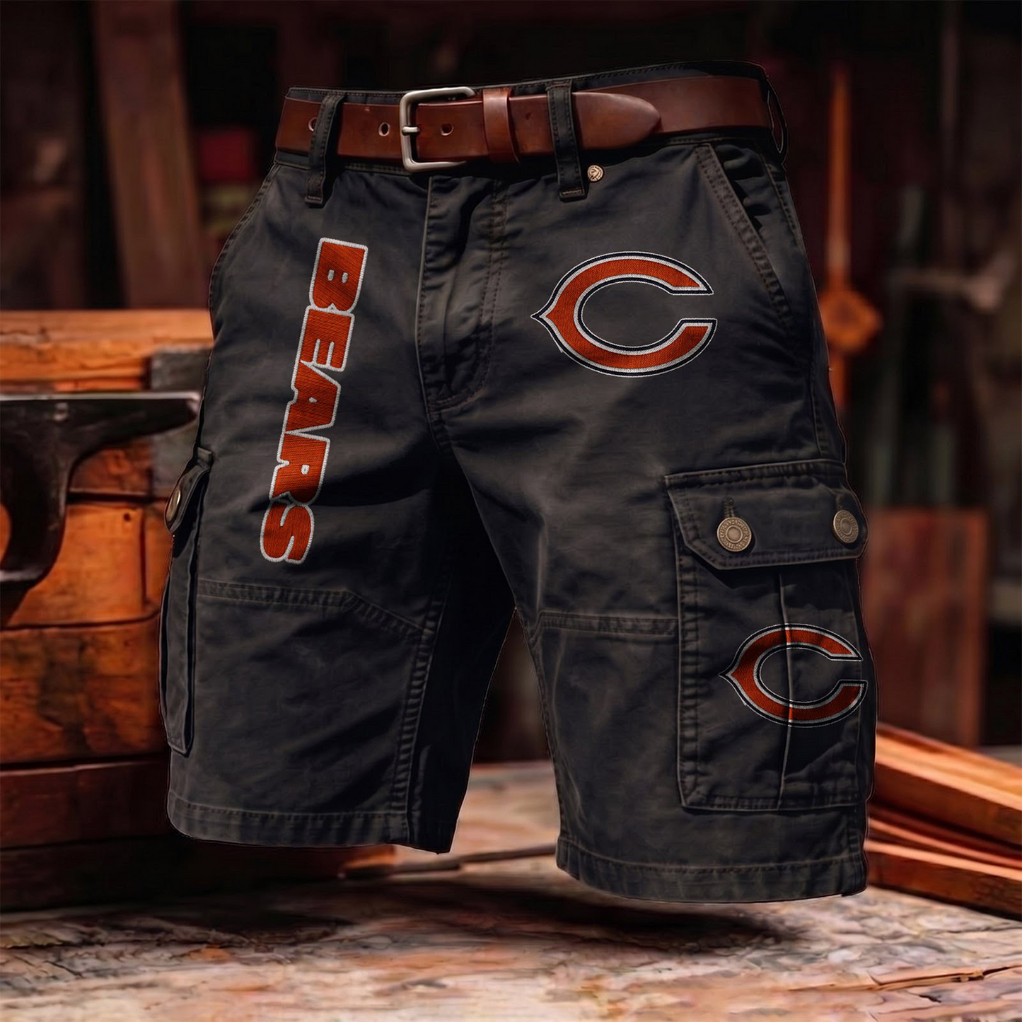 CB x NFL Men's cotton cargo shorts 80526 LBN