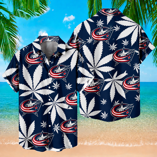CBJ x NHL Hawaiian Shirt 1605 DatND DVT