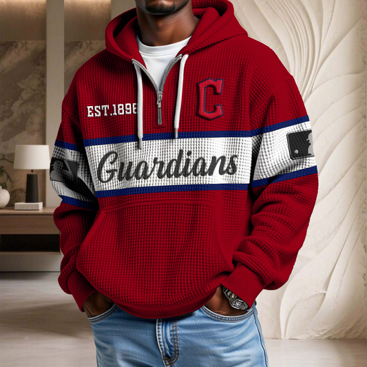 MLB x CG EST Waffle Half Zip Hoodie HLP HLPHUONG
