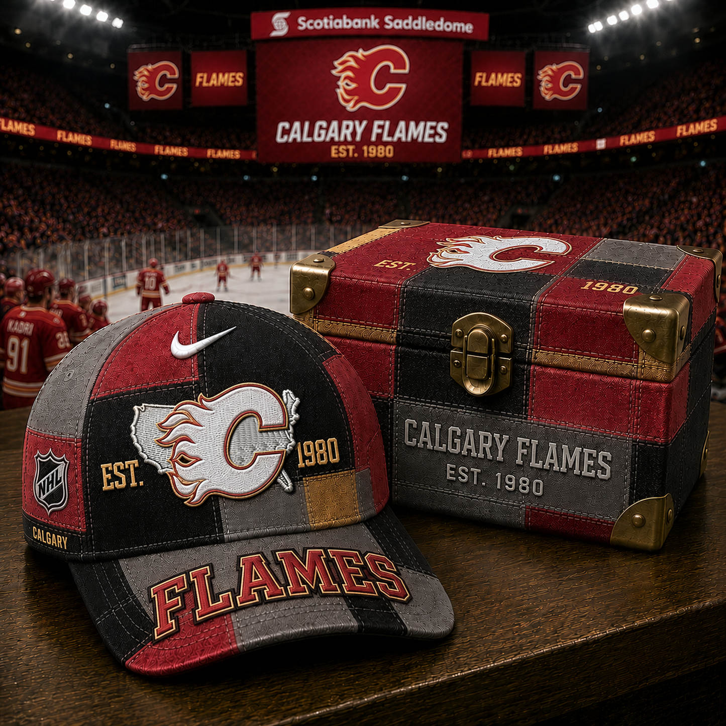 CGY x NHL Premium Heritage Game Day Classic Cap 1805 DatND DVT
