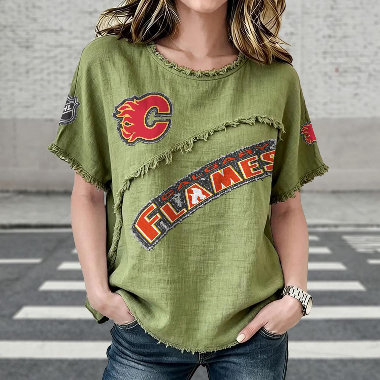 CGY x NHL Women’s Vintage O-Neck 2905 DatND DVT