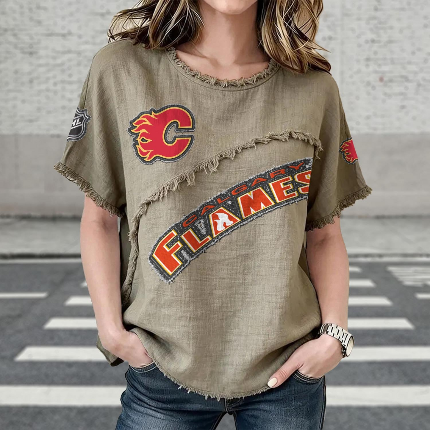 CGY x NHL Women’s Vintage O-Neck 2905 DatND DVT