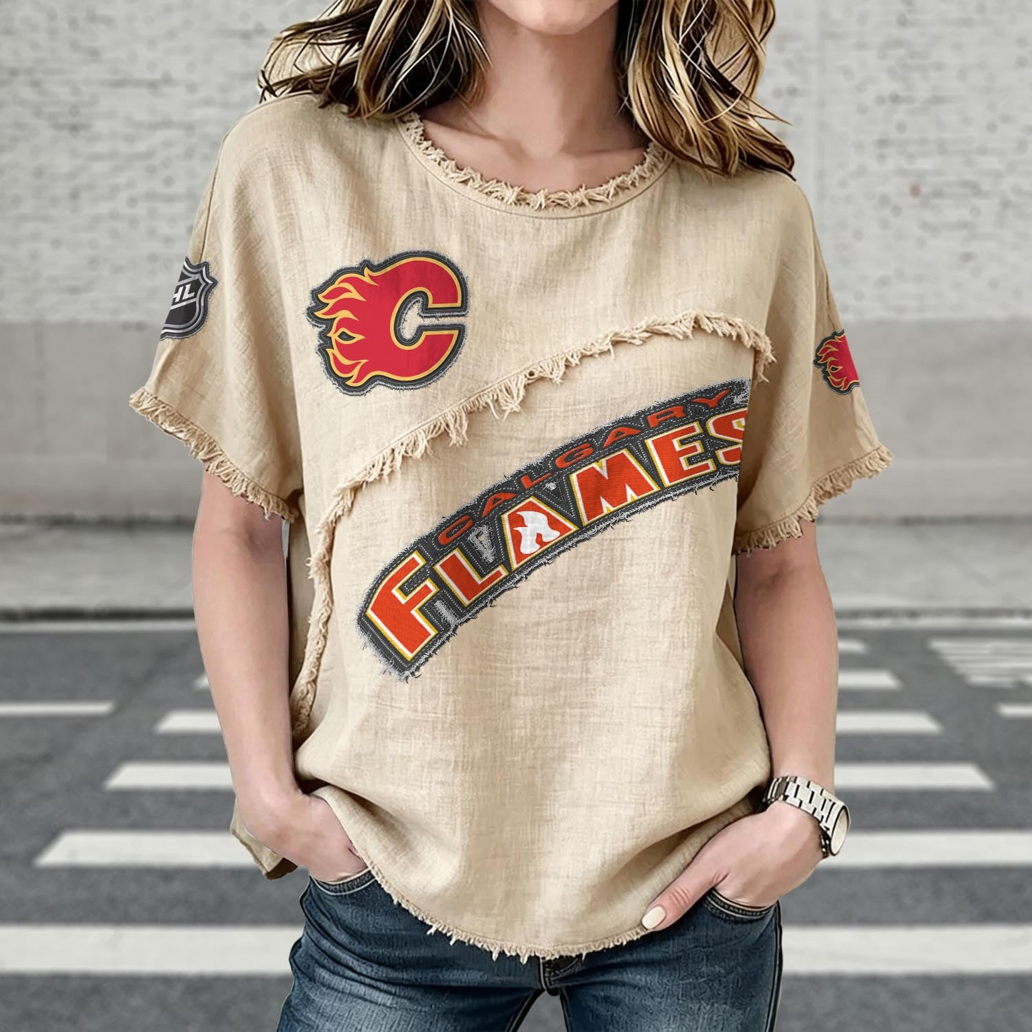 CGY x NHL Women’s Vintage O-Neck 2905 DatND DVT