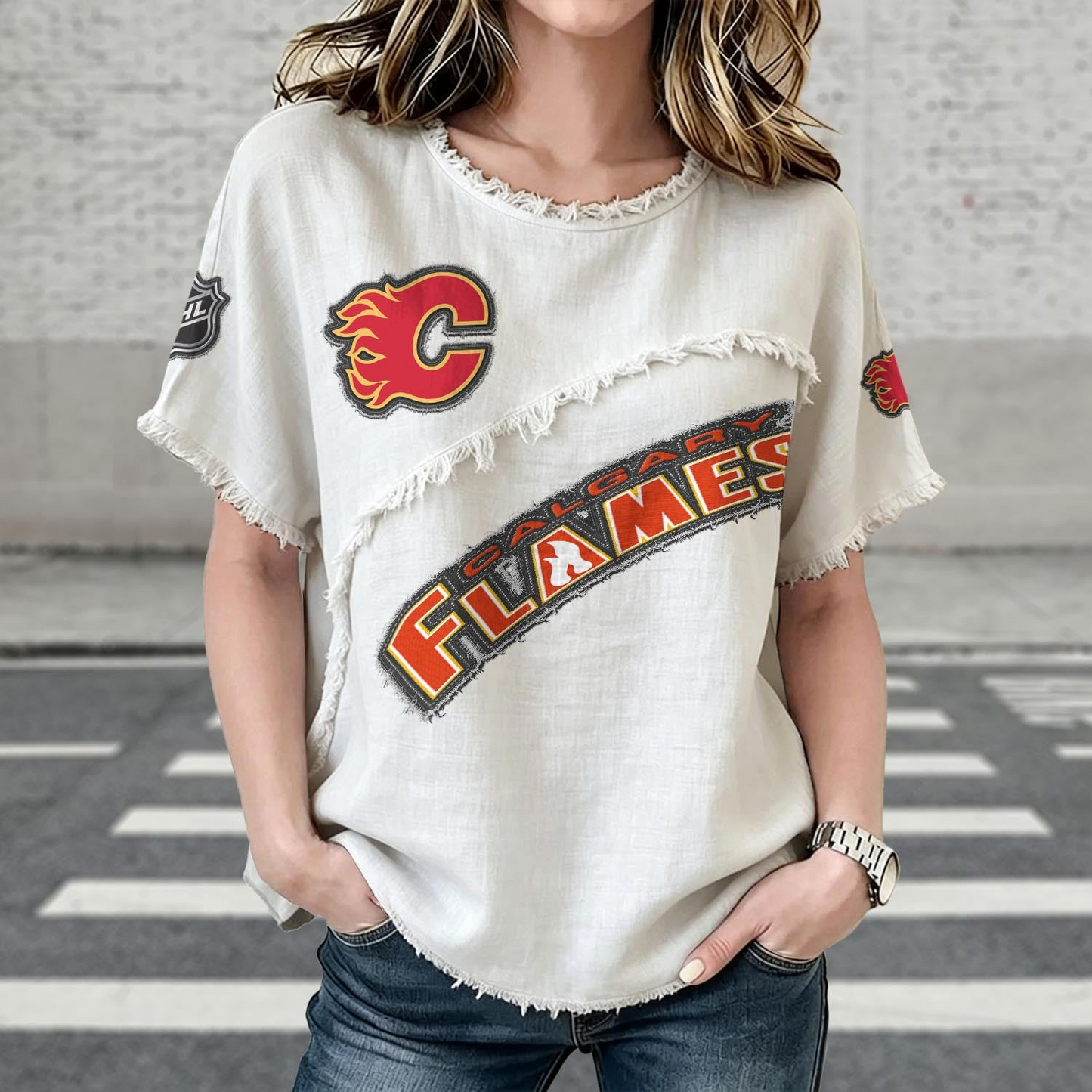 CGY x NHL Women’s Vintage O-Neck 2905 DatND DVT