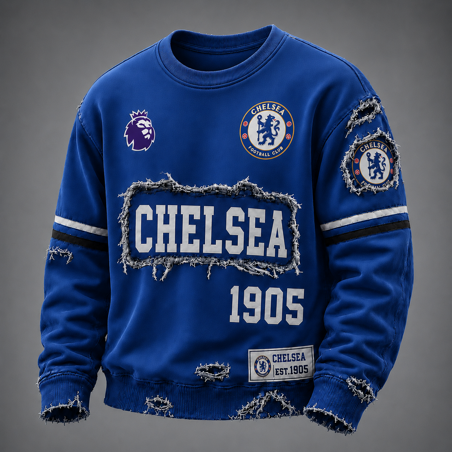 CHE x EPL Distressed Premium Sweatshirt 0806 DatND DVT