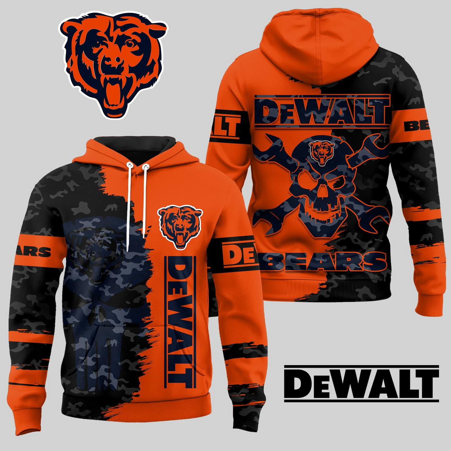 CHI Premium NFL DeWalt Hoodie DDT NTL