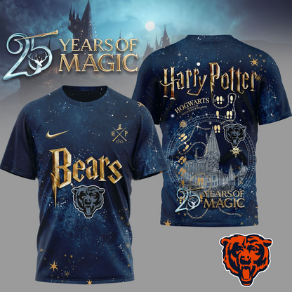 CHI Premium NFL Harry Potter 25 Years Of Magic 3D Shirt DDT CTND