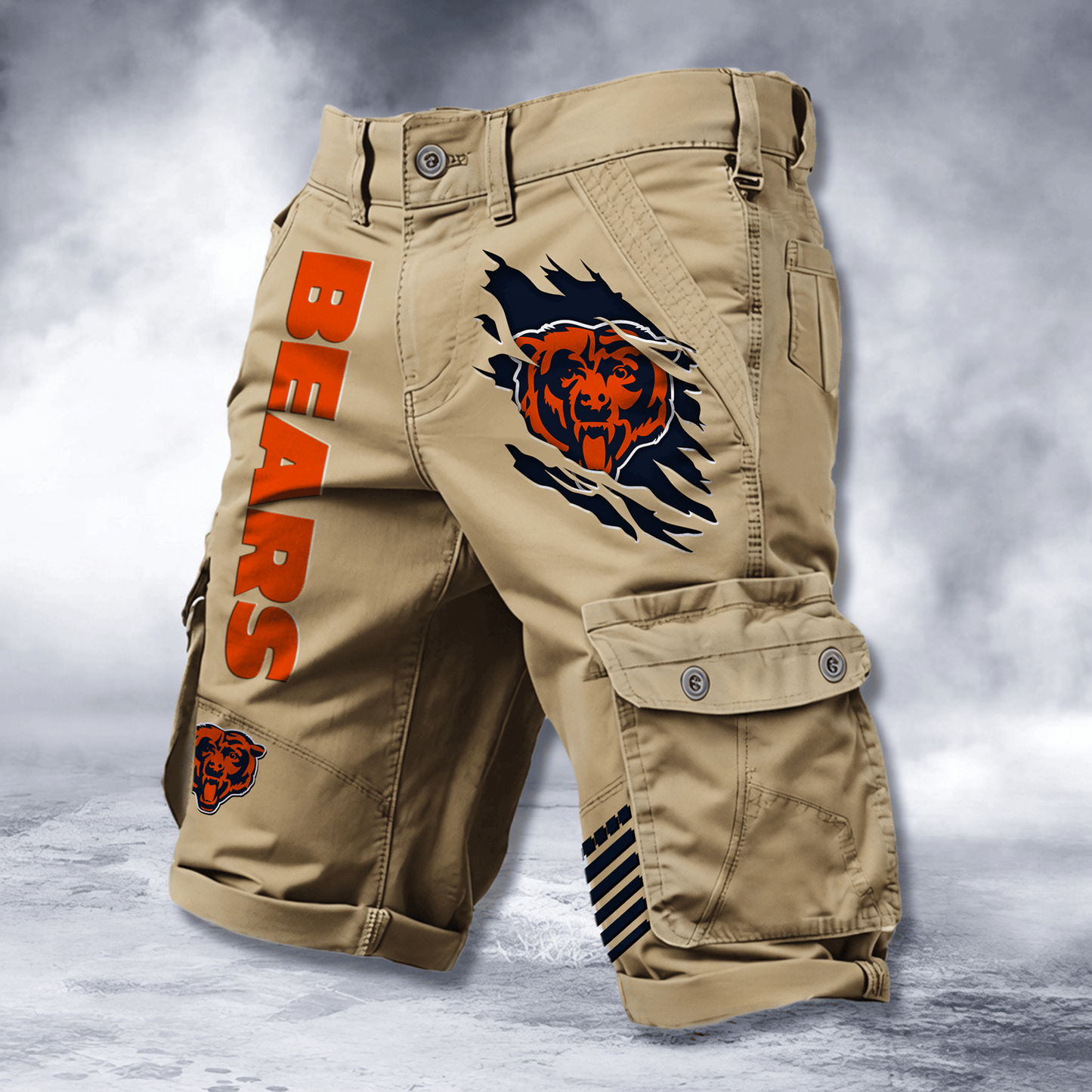 CHI x NFL Cotton Cargo Shorts DATND TANTD 2705