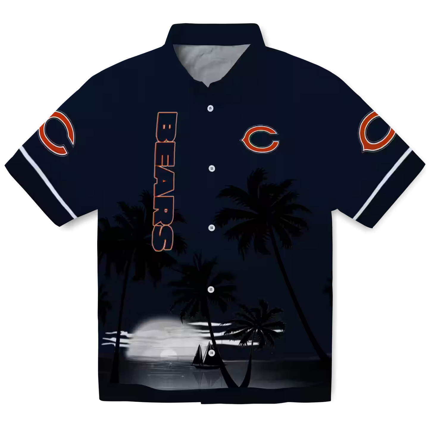 CHI x NFL Hawaiian Shirt – Beach Sunset DATND TANTD 270526