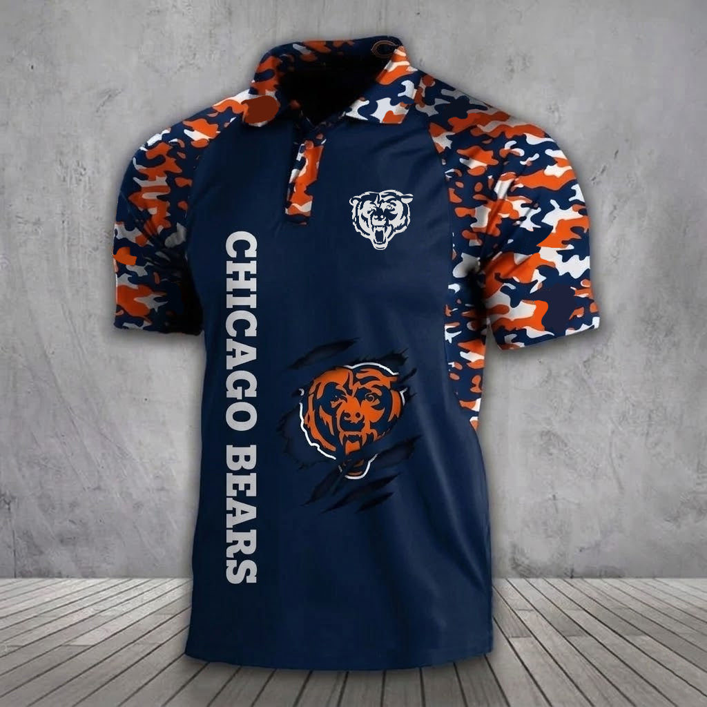 CHI x NFL Premium Camouflage Polo DDT TTTZ