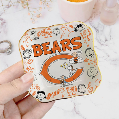 CHI x NFL Premium NFL Snoopy Jewelry Dish 0406 DatND DVT