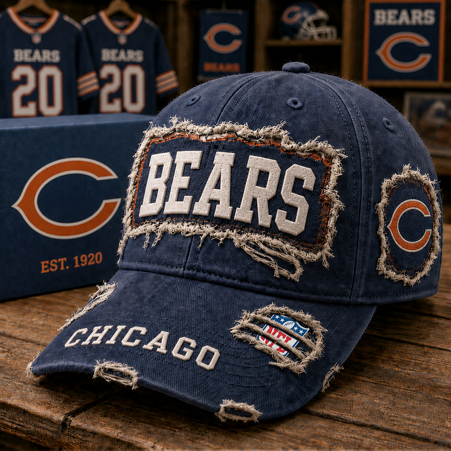 CHI x NFL Premium Patch Cap 1806