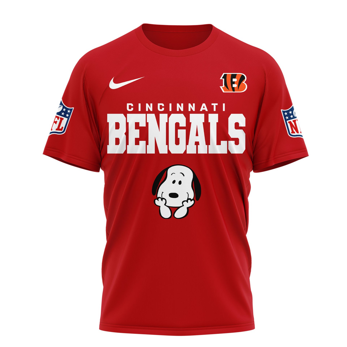 CIN Premium NFL Snoopy America 250 3D Shirt 1706