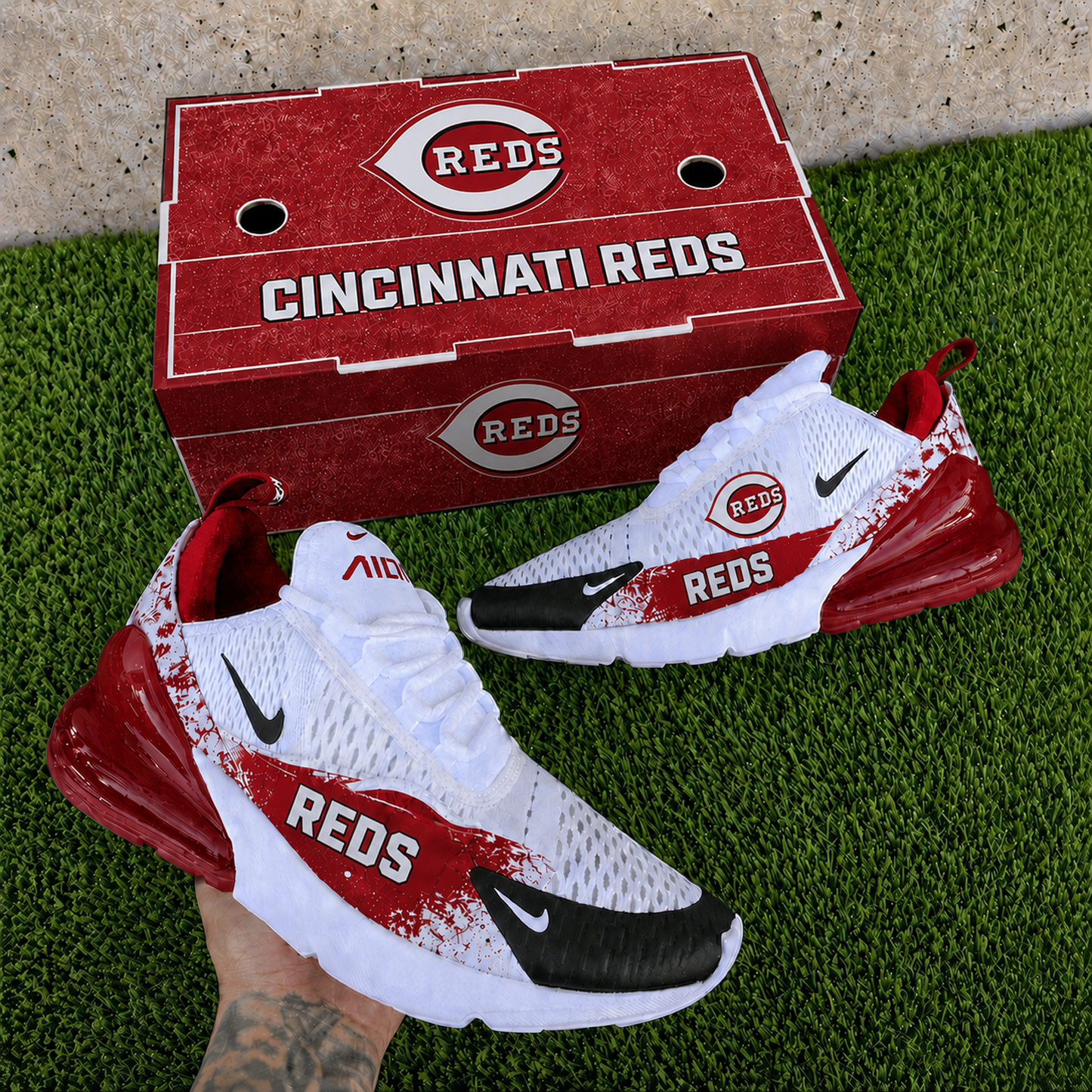 CIN x MLB Nike Air Max 270 Shoes 1905 DatND DVT