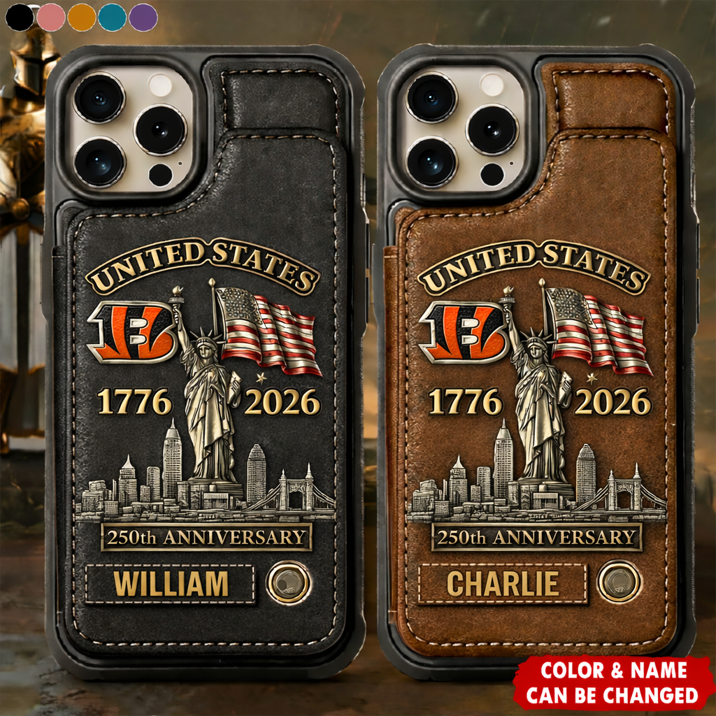 CIN x NFL Celebration United States Of America 250 Years Phone Case DDT NTL