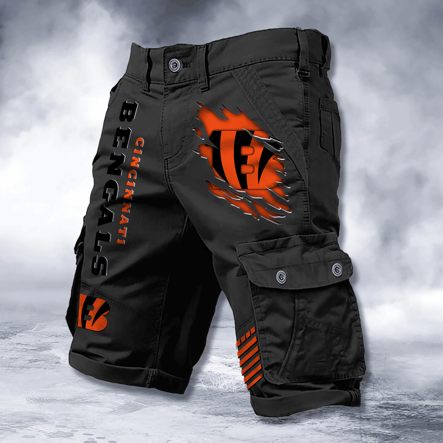 CIN x NFL Cotton Cargo Shorts DATND TANTD 2705