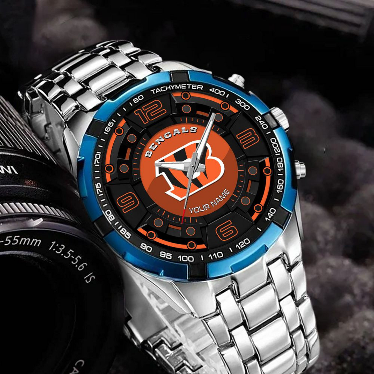CIN x NFL Stainless Steel Watch DatND DVT