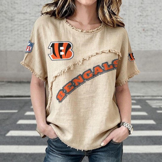 CIN x NFL Women’s Vintage O-Neck 2905 DatND DVT