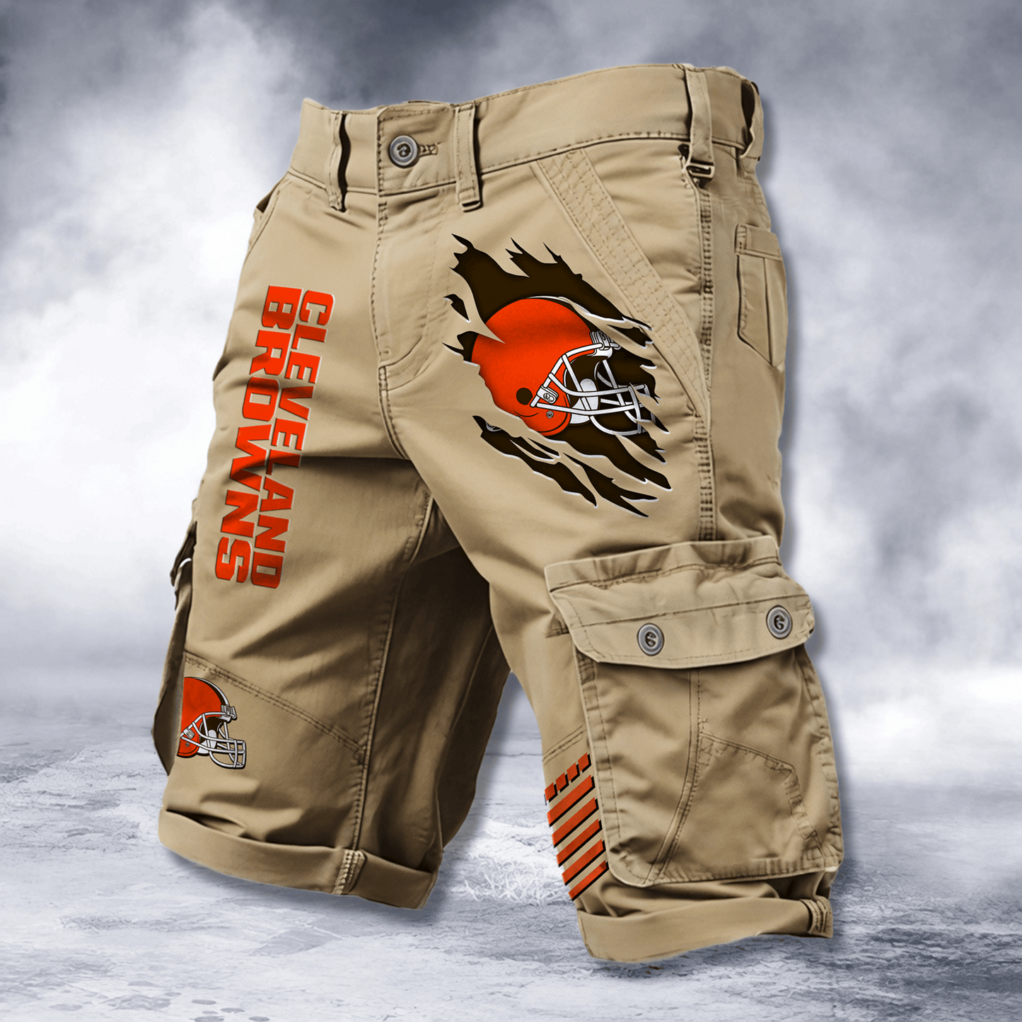CLE x NFL Cotton Cargo Shorts DATND TANTD 2705