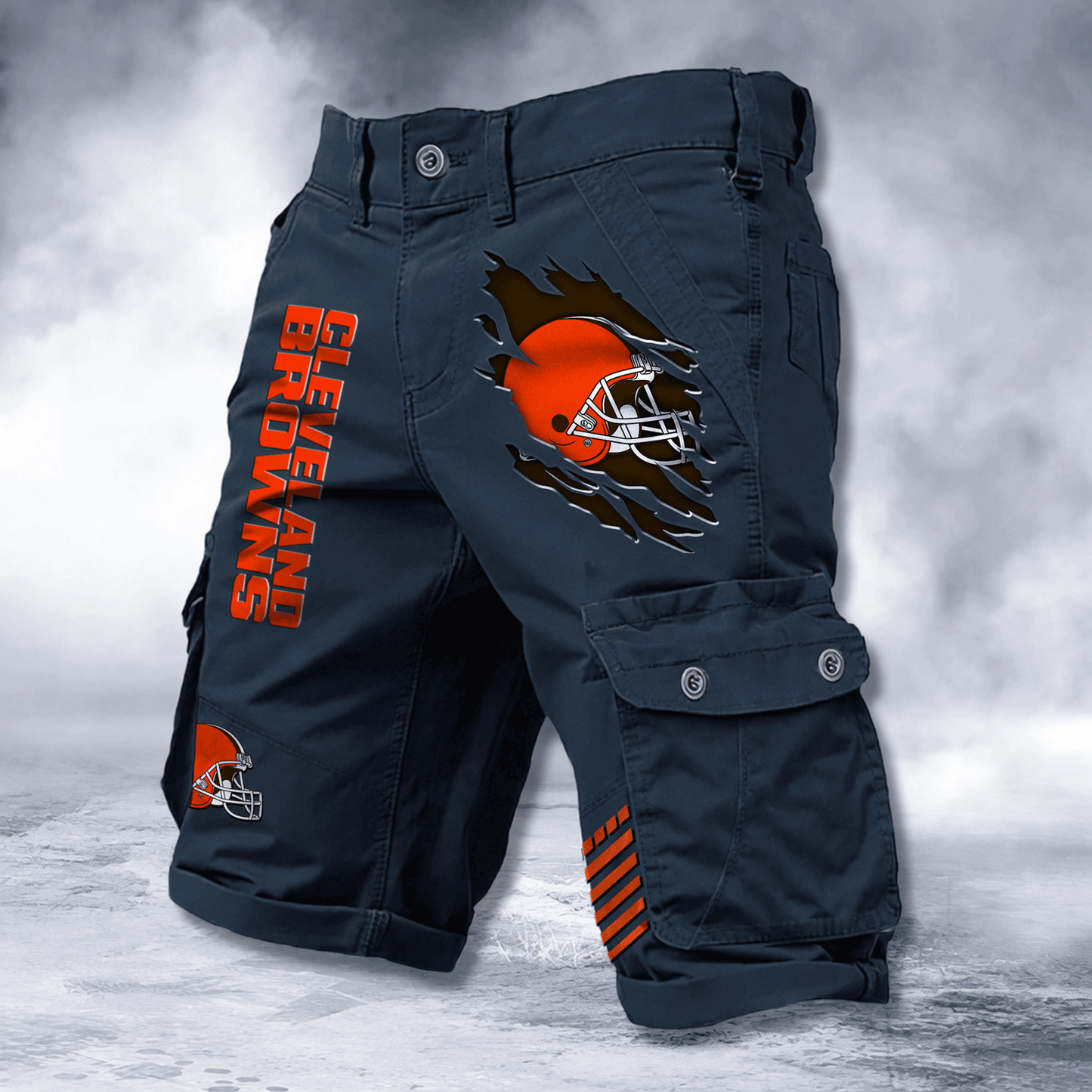 CLE x NFL Cotton Cargo Shorts DATND TANTD 2705