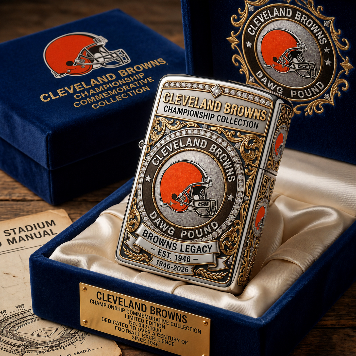CLE x NFL Premium Lighter Case 2105 DatND DVT