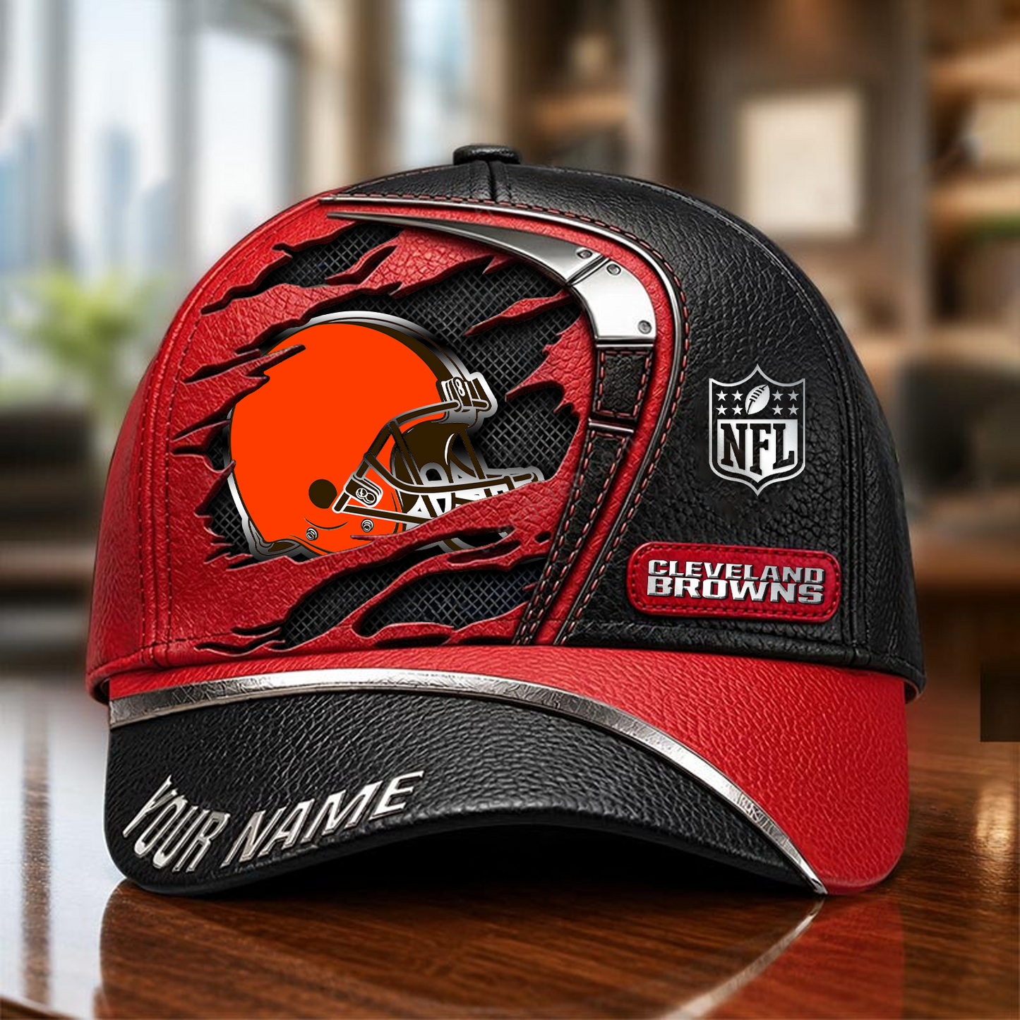 CLE x NFL Premium Multicolor 3D Cap 200626