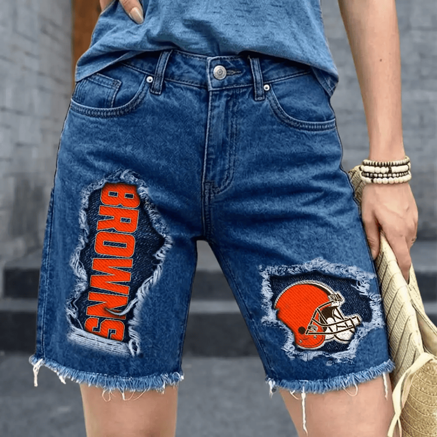 CLE x NFL Women's Jeans V1 DATND TANTD 060626