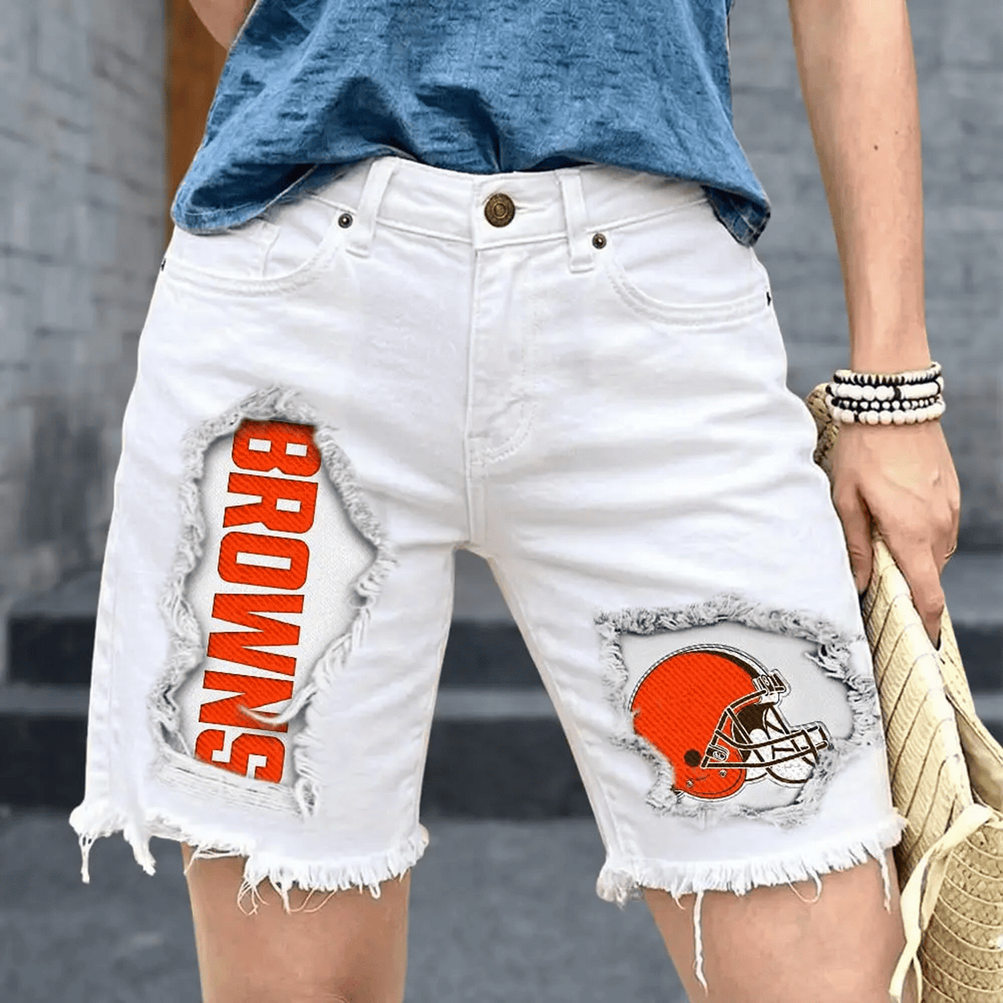CLE x NFL Women's Jeans V1 DATND TANTD 060626