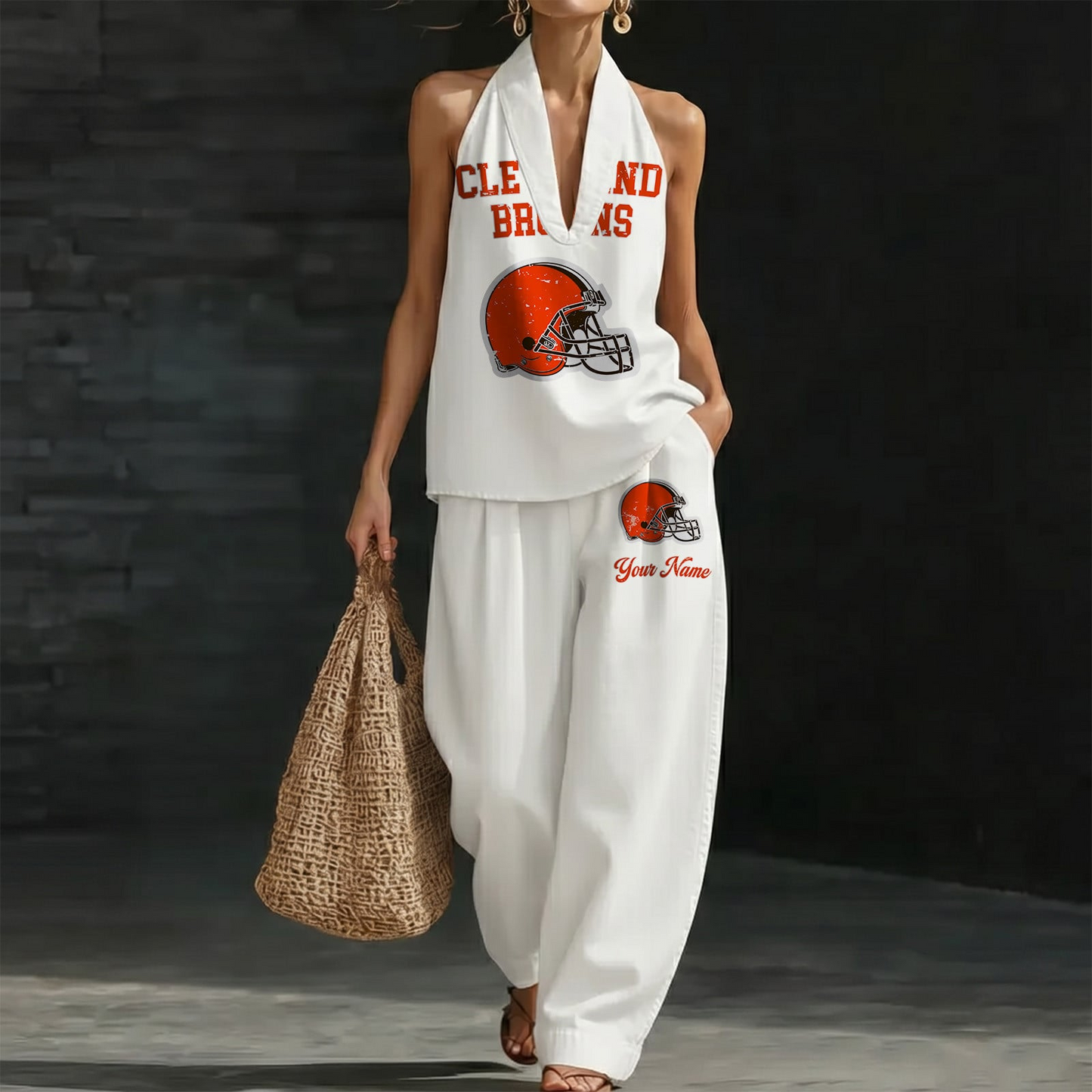 CLE x NFL Women's Vintage Washed Denim Suit DATND TANTD 030626