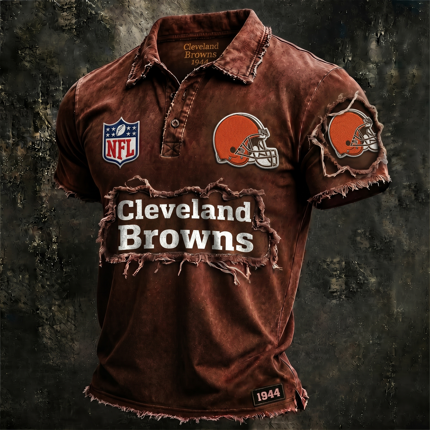 CLE_NFL PREMIUM POLO SHIRT 1805 NAK TTT