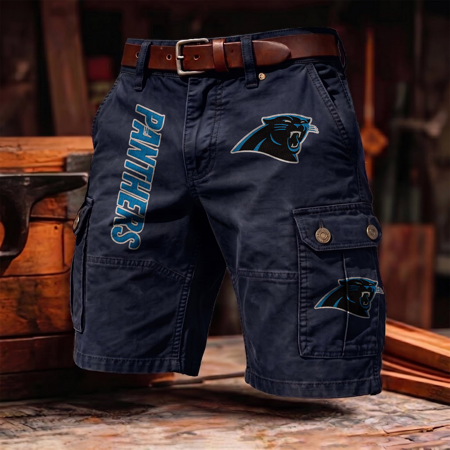 CP x NFL Men's cotton cargo shorts 80526 LBN