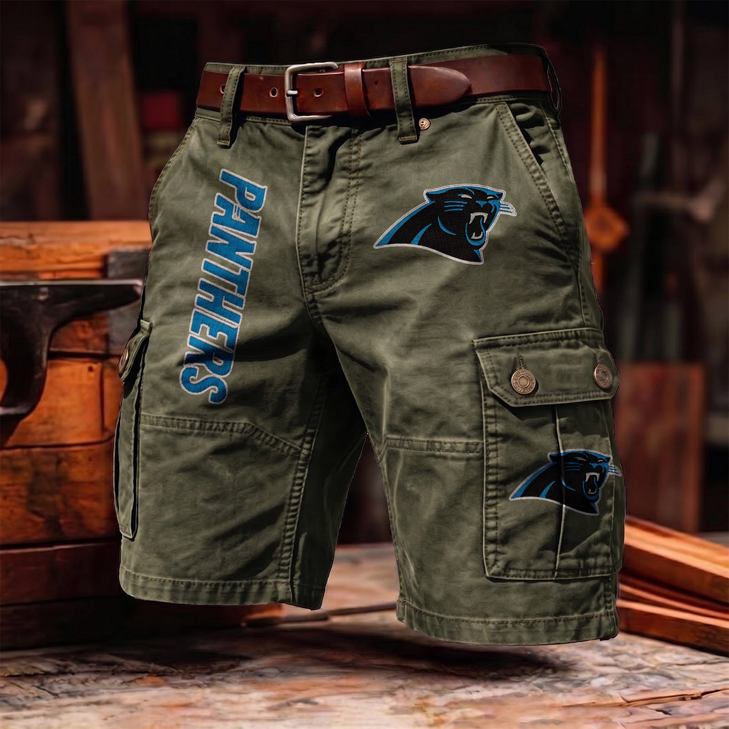 CP x NFL Men's cotton cargo shorts 80526 LBN