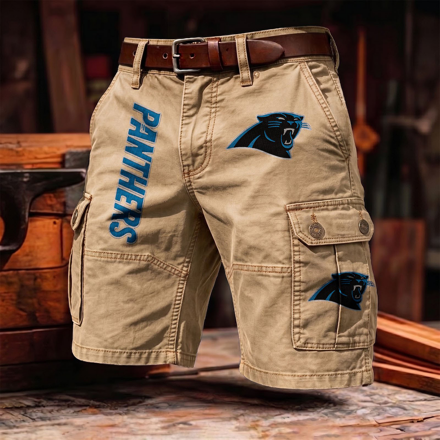 CP x NFL Men's cotton cargo shorts 80526 LBN