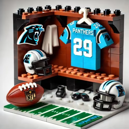 NFL Teams Custom Building Blocks Creative Peripheral Gift Model Toy Mini Changing Room Professional Football League Teams DDT HLP HLPHUONG