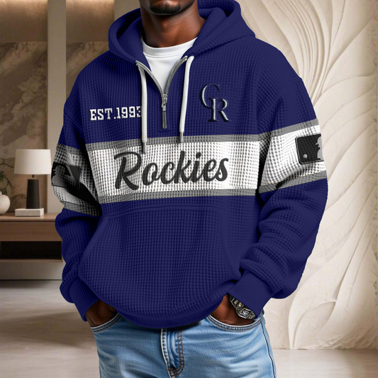 MLB x CR EST Waffle Half Zip Hoodie HLP HLPHUONG