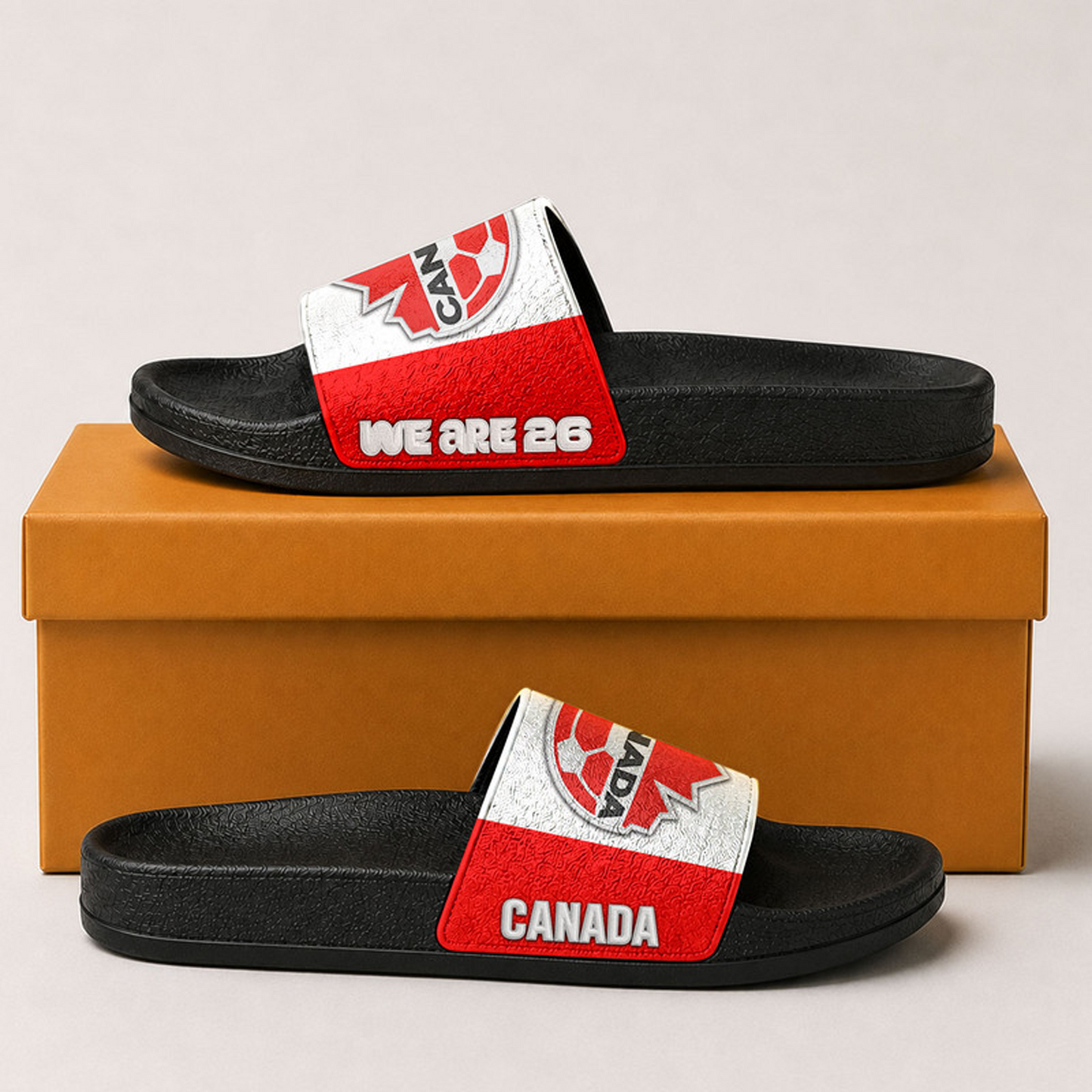 Canada Premium WC26 National Team Slide Slippers 0406 DatND DVT