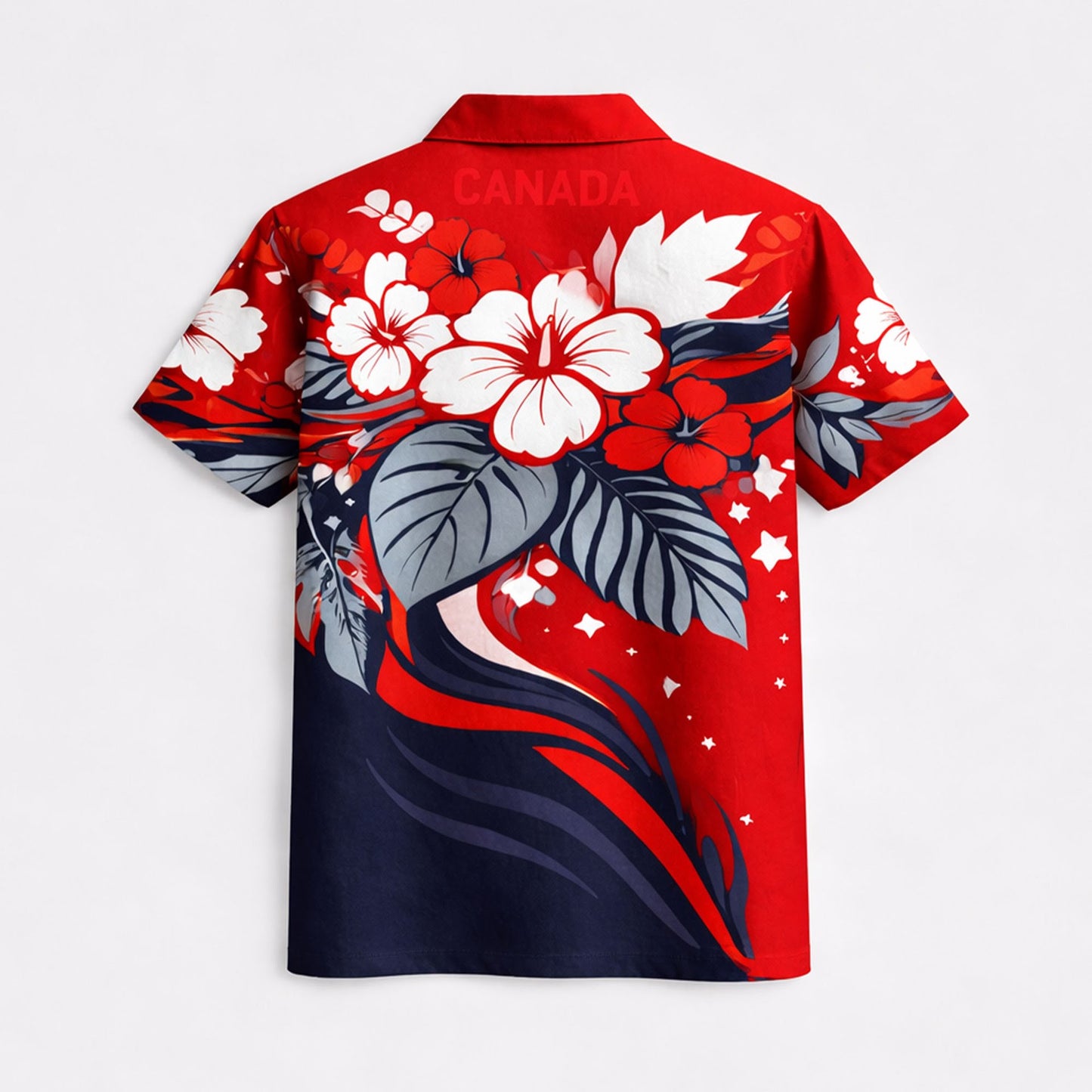 Canada World Cup 2026 Floral Hawaiian Shirt PVT02 DATND LBN 90526