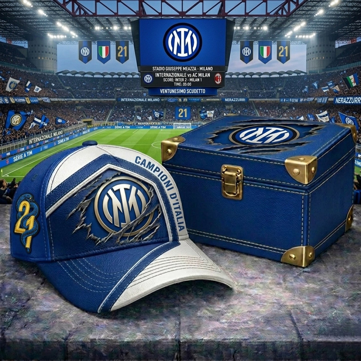 Cappello Campioni d‘Italia Limited X INTER HAT V1 NDT NHM 070526