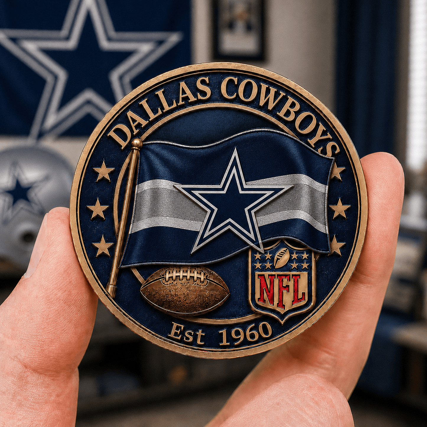 DAL Premium NFL Fan Pride Commemorative Coin 1906