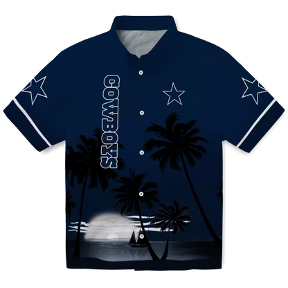 DAL x NFL Hawaiian Shirt – Beach Sunset DATND TANTD 270526