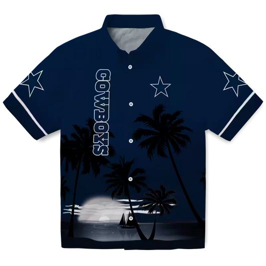 DAL x NFL Hawaiian Shirt – Beach Sunset DATND TANTD 270526