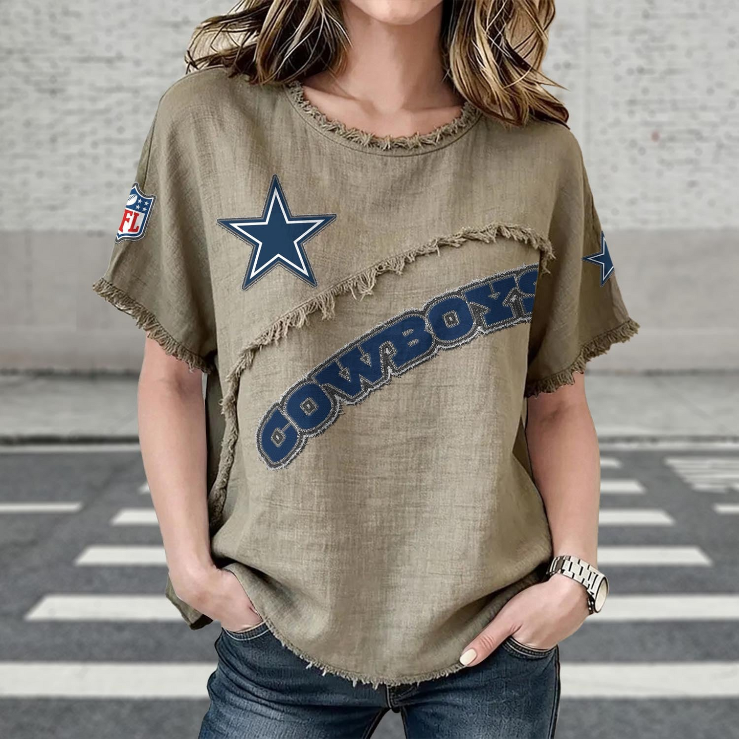 DAL x NFL Women’s Vintage O-Neck 2905 DatND DVT