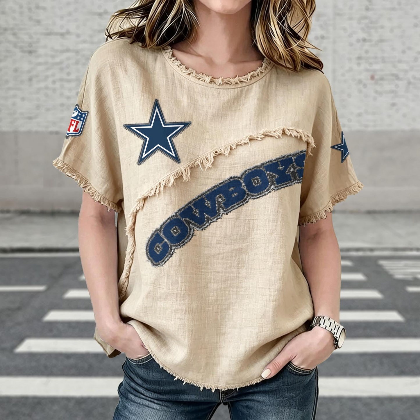 DAL x NFL Women’s Vintage O-Neck 2905 DatND DVT