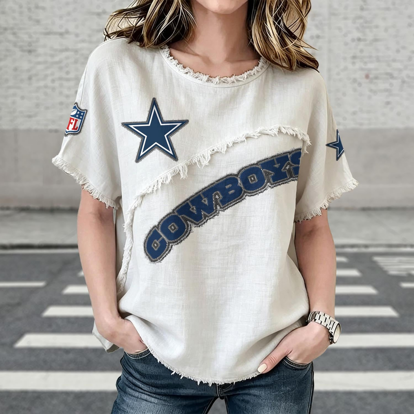 DAL x NFL Women’s Vintage O-Neck 2905 DatND DVT