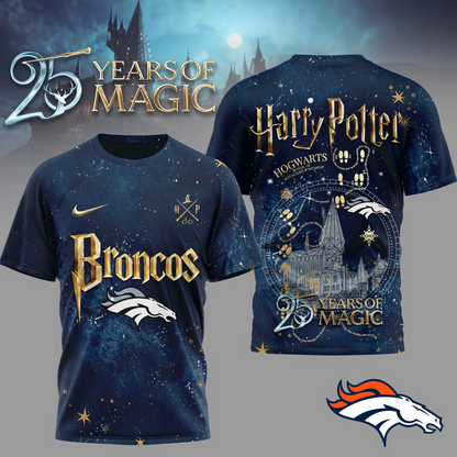 DB Premium NFL Harry Potter 25 Years Of Magic 3D Shirt DDT CTND
